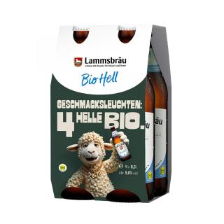 Lammsbräu Bio Hell 0,5 l 4er-Pack (2 l)