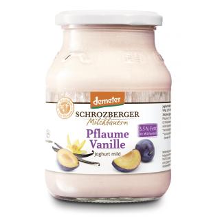 Joghurt Pflaume Vanille 3,5% 500g SBG