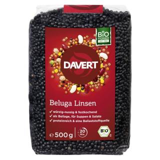 Beluga Linsen, schwarz  500g  DAV