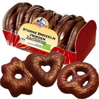 Lebkuchen Sterne Brezeln Herzen Zartbitter 175g ROM