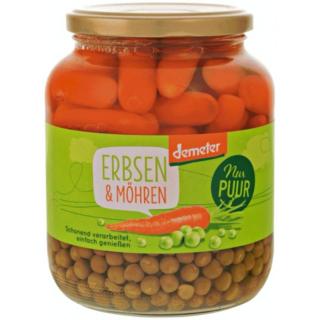 Erbsen & Möhren im Glas 680g NPU