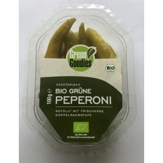 Grüne Peperoni gefüllt mit Frischkäse 100g GGF