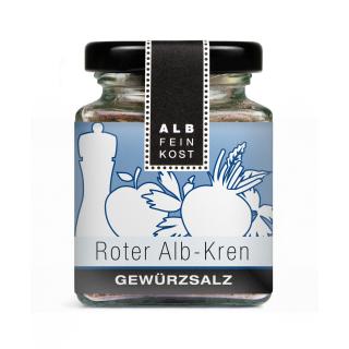 Gewürzsalz Roter Albkren 80g Glas AFK