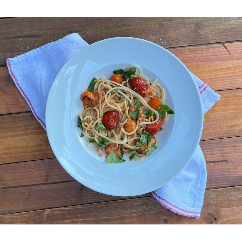 Pasta mit frischem Tomaten-Pesto